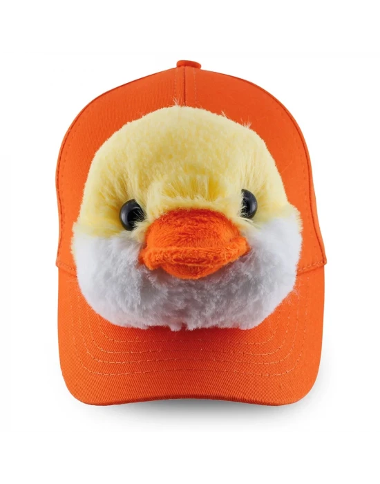 Neco Plush Civciv Kep Şapka Turuncu