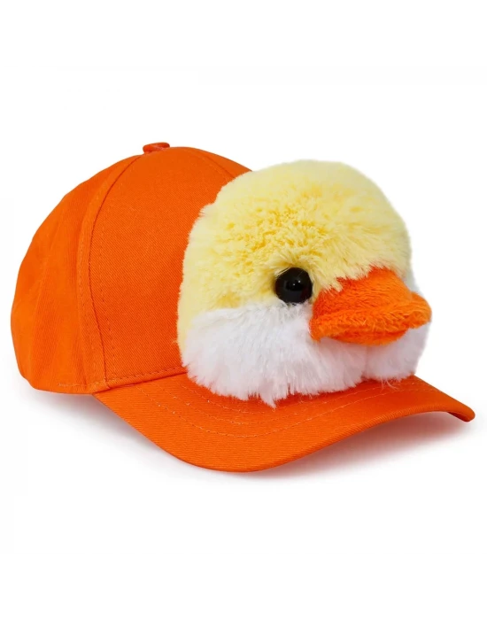 Neco Plush Civciv Kep Şapka Turuncu