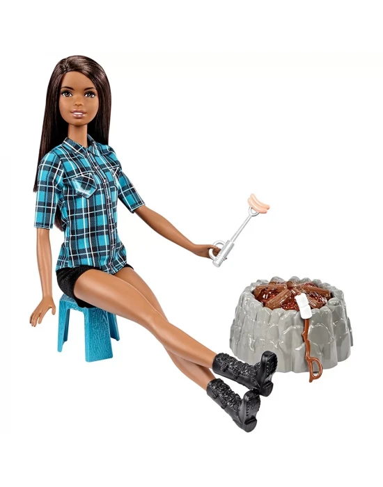 Barbie Kamp Bebeğim Oyun Seti FDB45