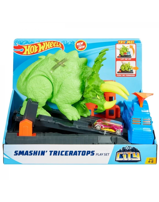 Hot Wheels Triceratops Saldırısı Oyun Seti