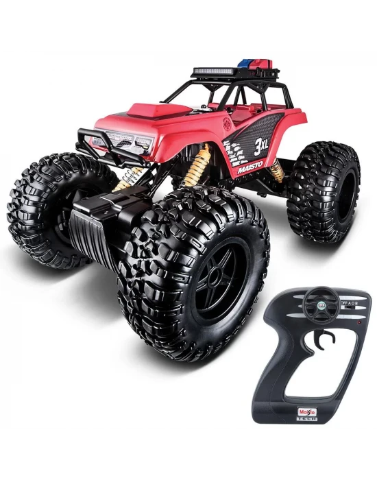 Maisto Rock Crawler 3XL 1:10 Uzaktan Kumandalı Arazi Aracı Kırmız