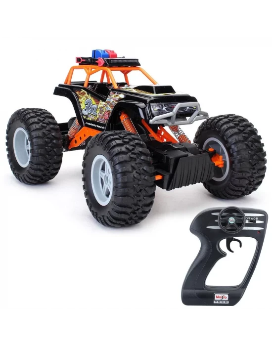 Maisto Rock Crawler 3XL 1:10 Uzaktan Kumandalı Arazi Aracı Siyah