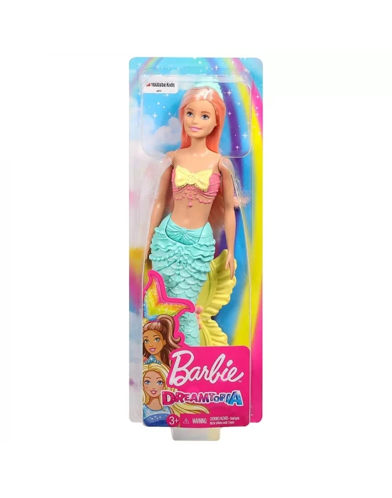 Barbie Dreamtopia Denizkızı Barbie Bebekler FXT11
