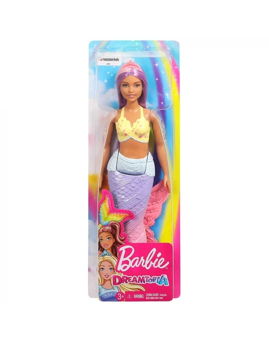 Barbie Dreamtopia Denizkızı Barbie Bebekler FXT09