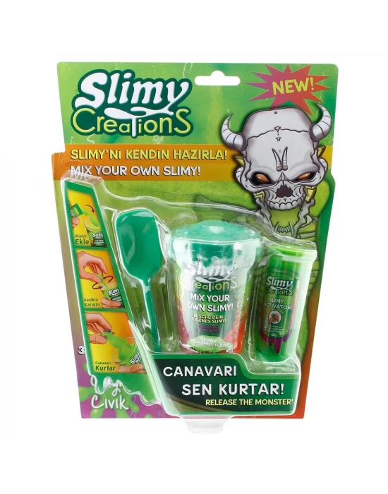 Slimy Creations Kendi Slimyni Yarat Yeşil