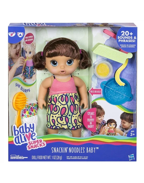 Baby Alive Spagetti Seven Bebeğim Kumral