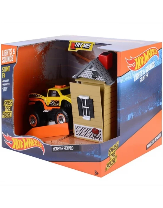 Hot Wheels Stunt FX Hareketli Sesli ve Işıklı Rampa Oyun Seti Sar