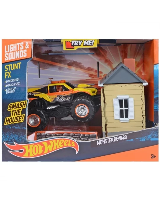 Hot Wheels Stunt FX Hareketli Sesli ve Işıklı Rampa Oyun Seti Sar