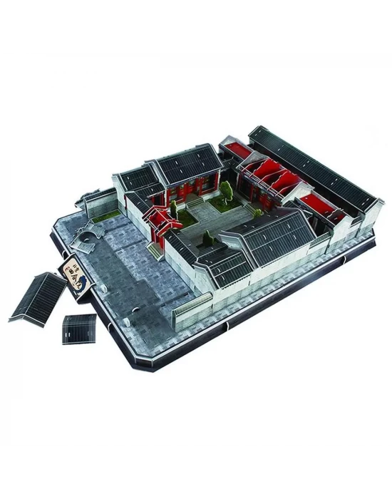 Cubic Fun 3D 277 Parça Puzzle Pekin Dört Bölümlü Yaşam Alanı