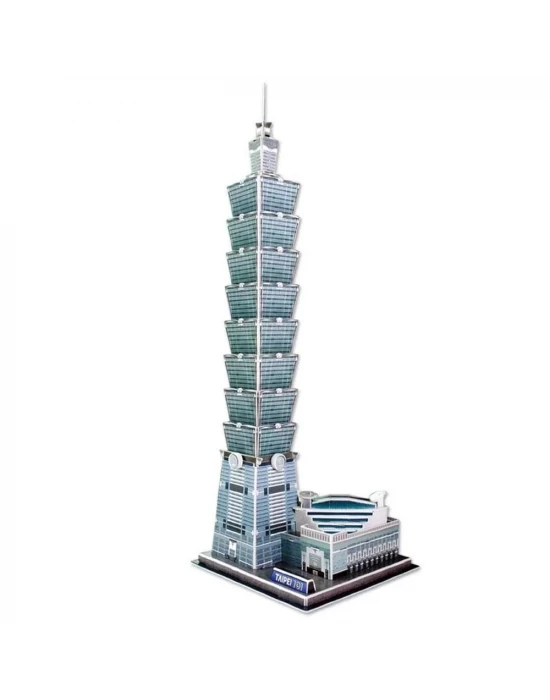 Cubic Fun 3D 66 Parça Puzzle Taipei 101