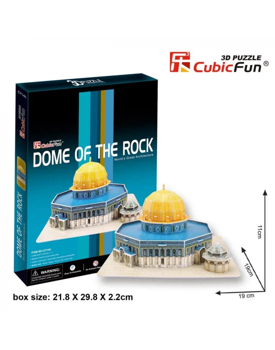 Cubic Fun 3D 25 Parça Puzzle Dome Of The Rock