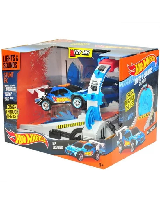 Hot Wheels Stunt FX Hareketli Sesli ve Işıklı Rampa Oyun Seti Mav