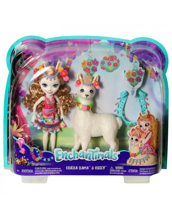 Enchantimals Lluella Llama Ve Fleecy Oyun Seti