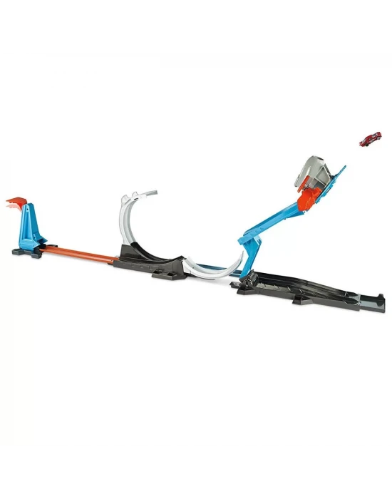 Hot Wheels Track Builder Süper Fırlatma Aksiyonu Yarış Seti