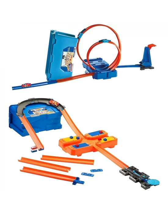 Hot Wheels Track Builder Kutulu Uzman Serisi Yarış Seti