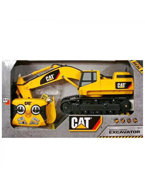 Cat Kablo Kumandalı Excavator İş Makinesi Sesli - Işıklı