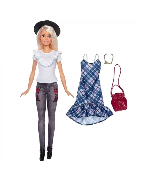 Barbie Fashionista Bebek ve Kıyafetleri Model 1