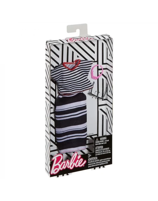 Barbie Fashions Elbiseli Aksesuar Seti FKR97