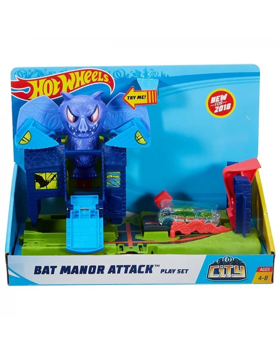Hot Wheels Şehirde Yaratık Macerasi Yarasa Şato Kapışması FNB08