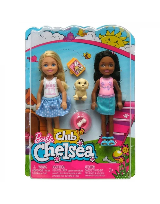 Barbie Club Chelsea Ve Arkadaşları 2li Bebek Oyun Seti FHK97