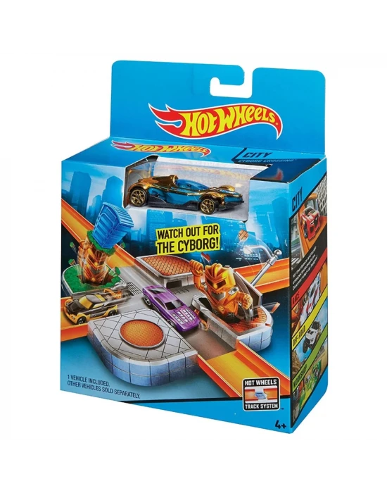 Hot Wheels Şehir Macerası Cyborg Crossing Oyun Seti