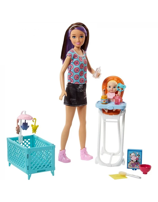 Barbie Skipper Bebek Bakıcılığı Oyun Seti FHY98