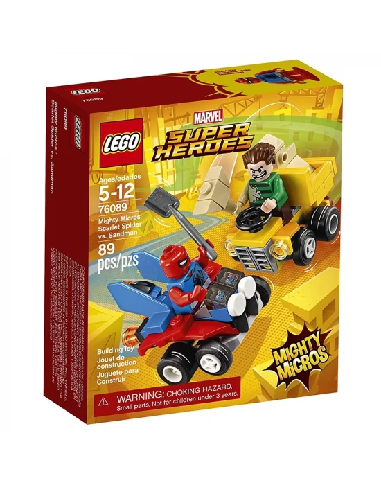 Lego Super Heroes Scarlet Spider vs Sandsman 76089