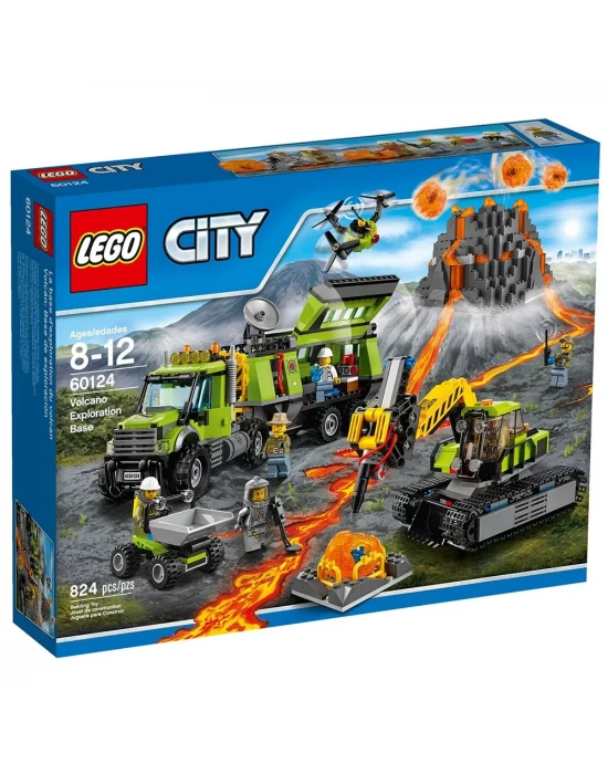 Lego City Volcano Exp Base 60124