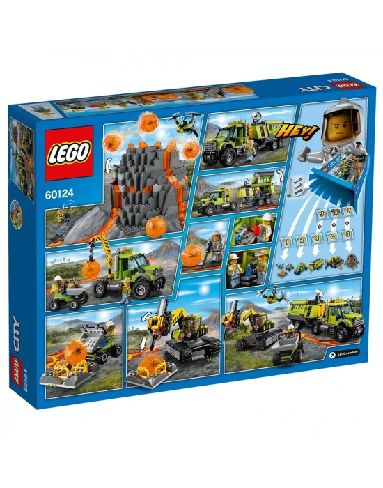 Lego City Volcano Exp Base 60124