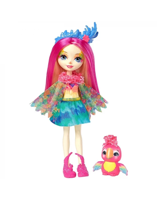 Enchantimals Peeki Parrot Popüler Karakter Bebek