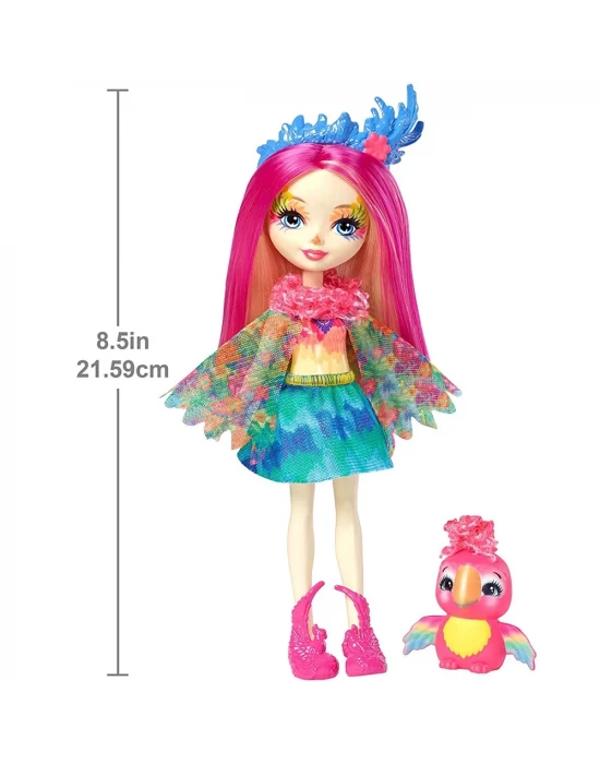 Enchantimals Peeki Parrot Popüler Karakter Bebek