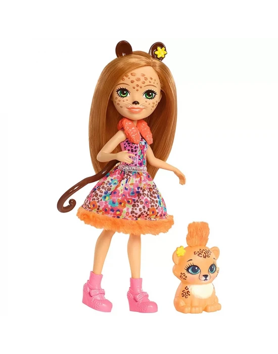Enchantimals Cherish Cheetah Popüler Karakter Bebek