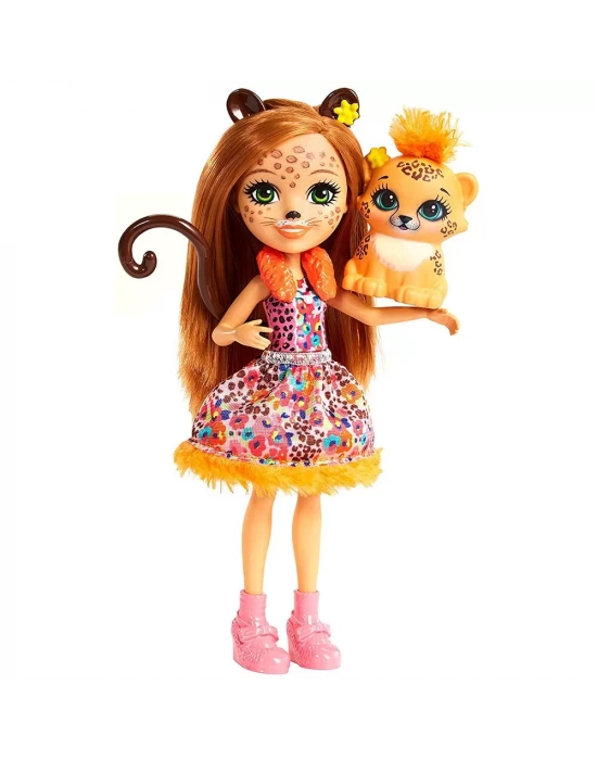 Enchantimals Cherish Cheetah Popüler Karakter Bebek