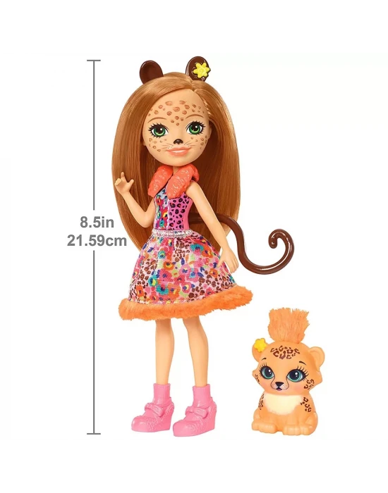 Enchantimals Cherish Cheetah Popüler Karakter Bebek