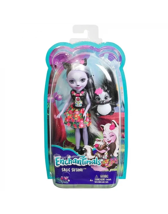 Enchantimals Sage Skunk Karakter Bebek