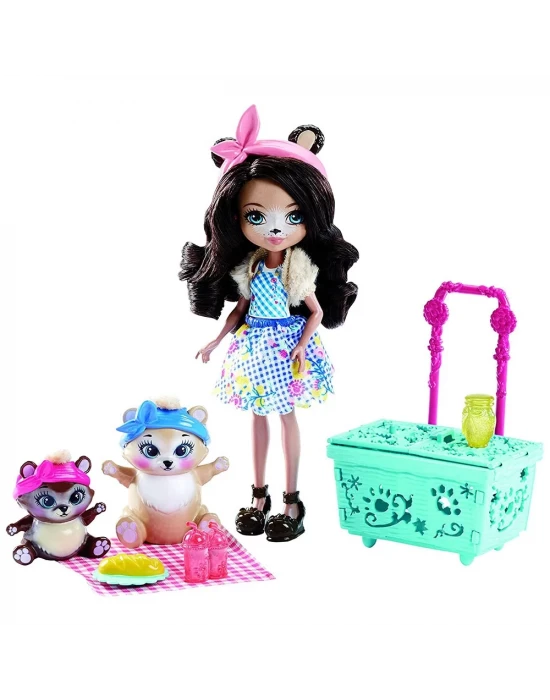 Enchantimals Bren Bear Ve Snore Piknik Oyun Seti