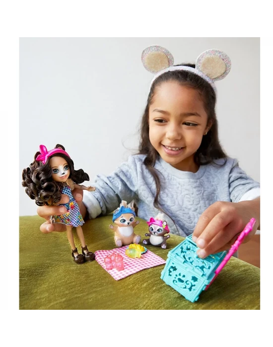 Enchantimals Bren Bear Ve Snore Piknik Oyun Seti