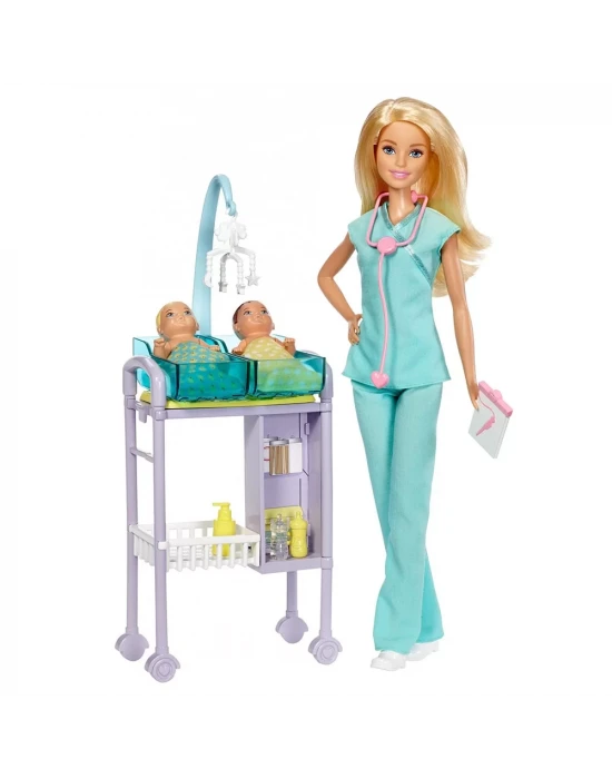 Barbie Ben Büyüyünce Meslek Bebekleri Bebek Doktoru Oyun Seti