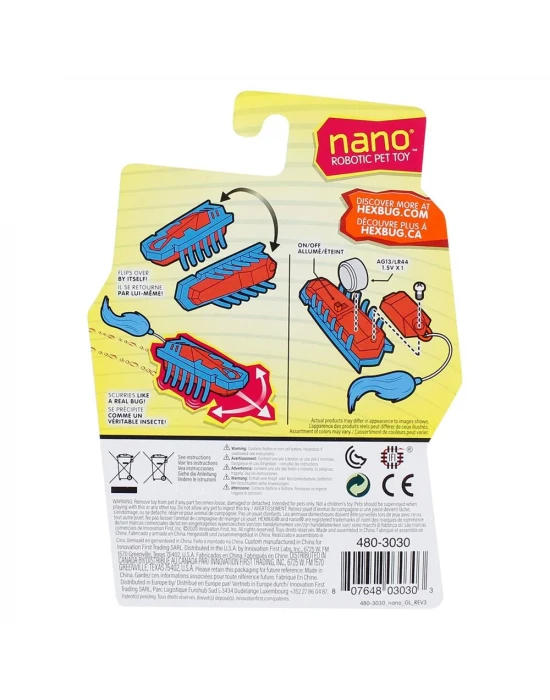 NECO TOYS Hexbug Nano Tüylü Kedi Oyuncağı - Mor