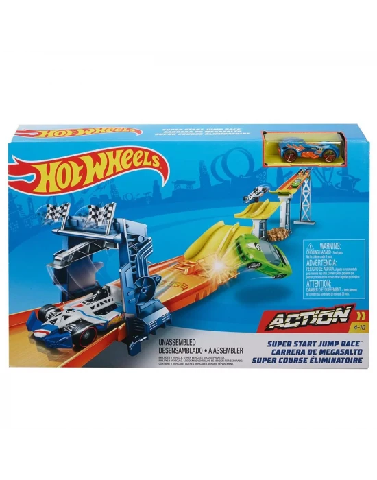 Hot Wheels Süper Atlayış Yarış Seti