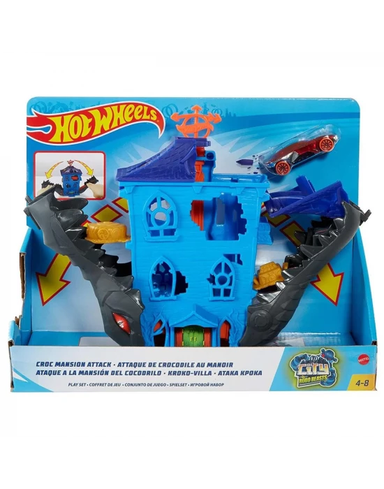 Hot Wheels Timsah Yuvası Saldırısı Oyun Seti
