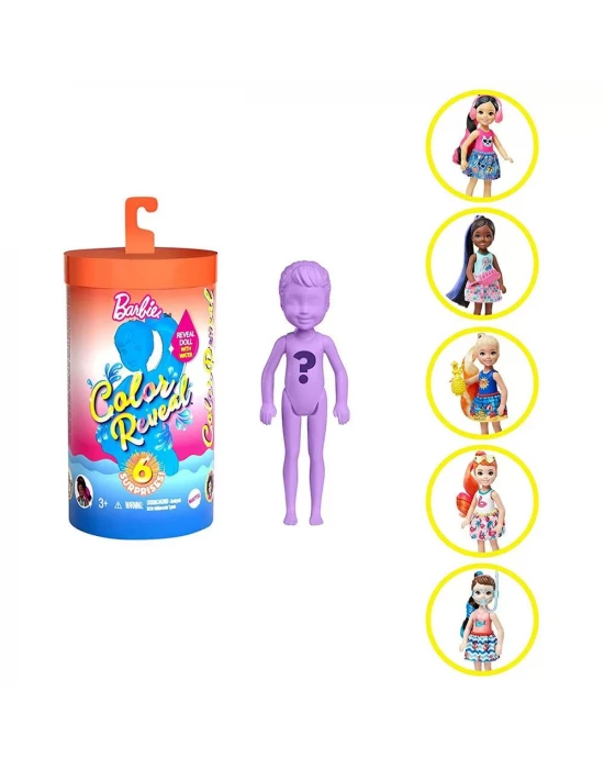 Barbie Renk Değiştiren Sürpriz Chelsea Bebekler Seri 2