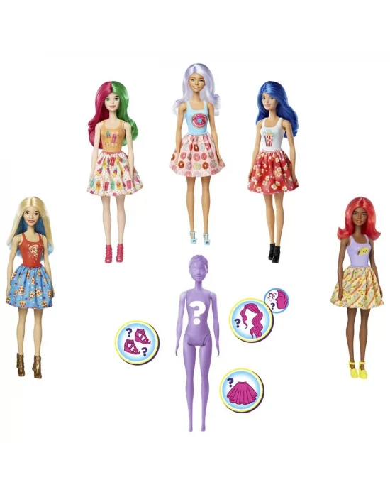Barbie Renk Değiştiren Sürpriz Barbie Bebekler Seri 2
