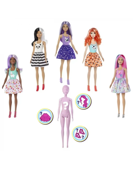 Barbie  Renk Değiştiren Sürpriz Barbie Bebekler Seri 1