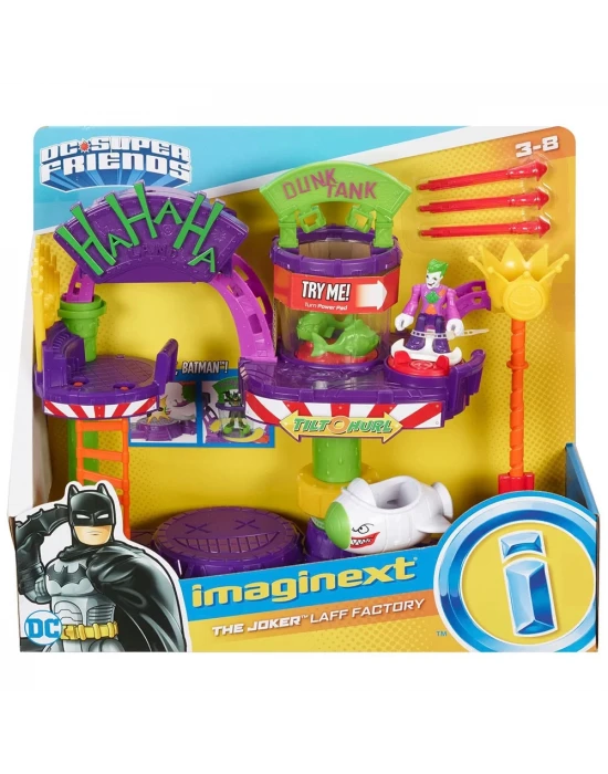 Imaginext DC Super Friends Joker Kahkaha Fabrikası Oyun Seti