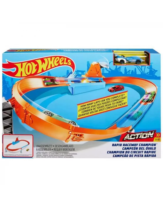 Hot Wheels Hızlı Yarış Şampiyonu Oyun Seti