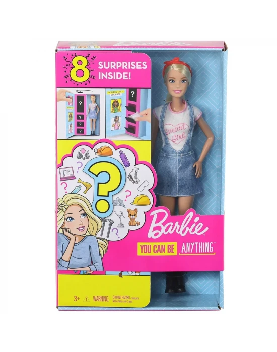 Barbie Sürpriz Meslek Bebeği