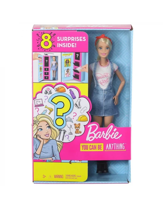 Barbie Sürpriz Meslek Bebeği