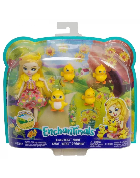 Enchantimals Aile Serileri Oyun Seti Dinah Duck