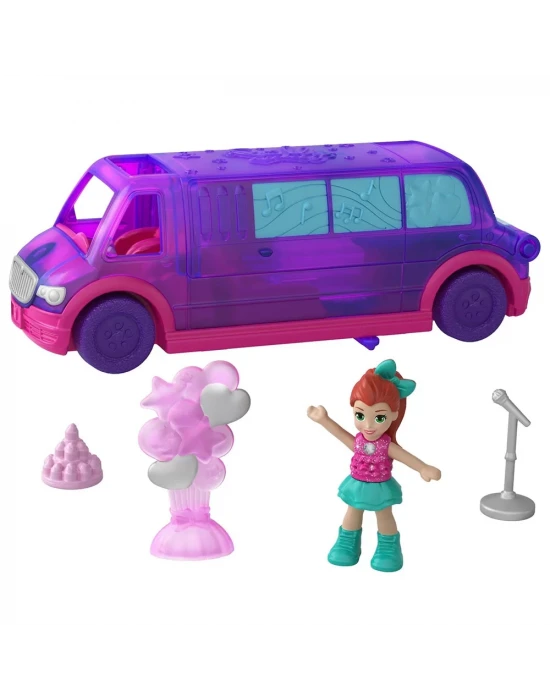 Polly Pocket Pollyville Araçları - Parti Limuzini